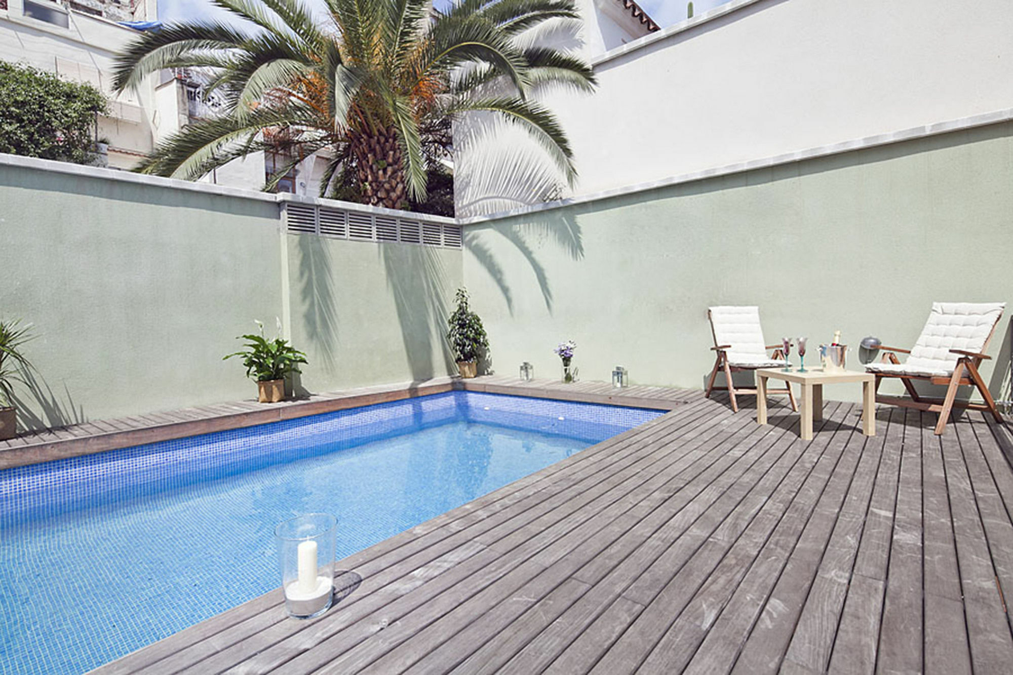 My Space Barcelona Gracia Pool Terrace Bagian luar foto